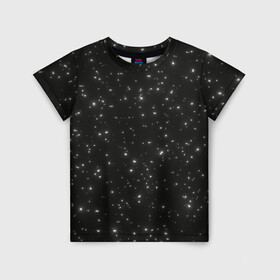 Детская футболка 3D с принтом Звезды в Кировске, 100% гипоаллергенный полиэфир | прямой крой, круглый вырез горловины, длина до линии бедер, чуть спущенное плечо, ткань немного тянется | astronomy | flicker | shine | sky | space | star | starry sky | stars | астрономия | звезда | звездное небо | звездочка | звездочки | звезды | космос | мерцание | мерцающая звезда | мерцающие звезды | небо | сияние