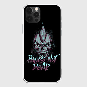 Чехол для iPhone 12 Pro Max с принтом Панк скелет в Кировске, Силикон |  | alternative | music | punk | punks not dead | rock | альтернатива | музыка | панк | панки не умерают | панкс нот дэд | рок