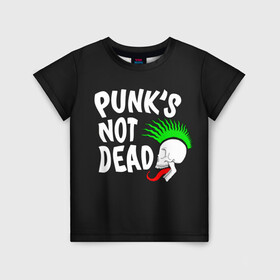 Детская футболка 3D с принтом Веселый панк в Кировске, 100% гипоаллергенный полиэфир | прямой крой, круглый вырез горловины, длина до линии бедер, чуть спущенное плечо, ткань немного тянется | alternative | music | punk | punks not dead | rock | альтернатива | музыка | панк | панки не умерают | панкс нот дэд | рок