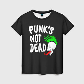 Женская футболка 3D с принтом Веселый панк в Кировске, 100% полиэфир ( синтетическое хлопкоподобное полотно) | прямой крой, круглый вырез горловины, длина до линии бедер | alternative | music | punk | punks not dead | rock | альтернатива | музыка | панк | панки не умерают | панкс нот дэд | рок