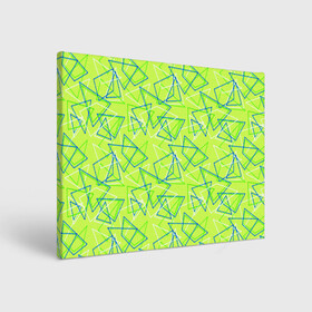 Холст прямоугольный с принтом Абстрактный неоновый зеленый в Кировске, 100% ПВХ |  | абстрактный | геометрический | детский | зеленый | летний | неоновый | ретро | треугольники