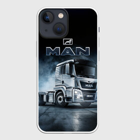 Чехол для iPhone 13 mini с принтом Man фура в Кировске,  |  | man | man truck | man грузовик | truck | trucks | грузовик | грузовики | дальнобои | дальнобой | дальнобойщик | мен | мен грузовик | фура | фуры