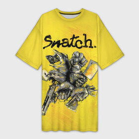 Платье-футболка 3D с принтом Большой куш. Snatch в Кировске,  |  | 2000 | snatch | большой куш | гай ричи | кино | фильм