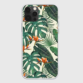 Чехол для iPhone 12 Pro Max с принтом Тропический паттерн в Кировске, Силикон |  | азия | акварель | акварельный | банановые листья | ботанический | винтажный | зеленый | иллюстрация | лес | летний | лето | монстера | оранжевый | отпуск | пальмовые листья | стрелиция | тропики