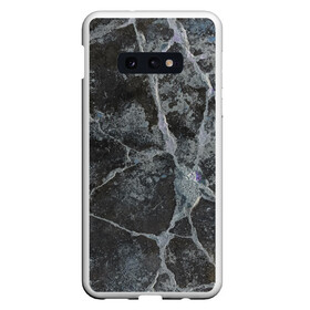 Чехол для Samsung S10E с принтом Лунный камень в Кировске, Силикон | Область печати: задняя сторона чехла, без боковых панелей | art | бетон | булыжник | луна | текстура | трещина