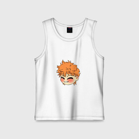 Детская майка хлопок с принтом Чиби Хината в Кировске,  |  | haikyu | kawaii | аниме | волейбол | хината | чиби