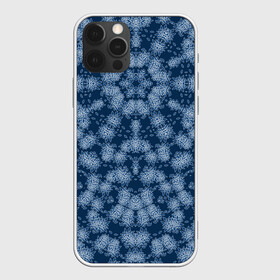 Чехол для iPhone 12 Pro Max с принтом Модный  абстрактный узор  в Кировске, Силикон |  | калейдоскоп | летний | модный | молодежный | пляжный рисунок | синий | современный | цветочный орнамент