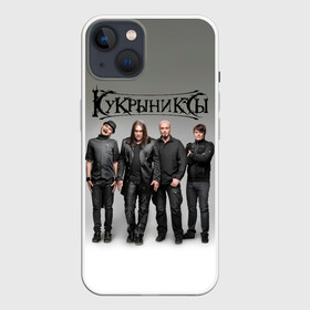 Чехол для iPhone 13 с принтом Кукрыниксы рок группа в Кировске,  |  | gorshenev | kukryniksy | rock group | алексей горшенёв | альтернативный | вагон | горшенев | горшок | готик | дмитрий оганян | игорь воронов | кукрыниксы | михаил фомин | панк | панкрок | постпанк | рок группа