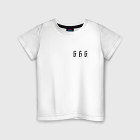 Детская футболка хлопок с принтом Морген 666 в Кировске, 100% хлопок | круглый вырез горловины, полуприлегающий силуэт, длина до линии бедер | Тематика изображения на принте: 666 | morgenshtern | морген | моргенштерн | реп | утренняя звезда