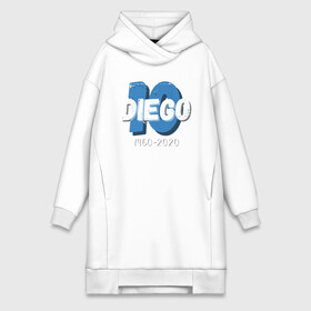 Платье-худи хлопок с принтом Diego 10 в Кировске,  |  | argentina | diego | football | maradona | messi | аргентина | гол | диего | игрок | марадона | месси | мяч | рука бога | спорт | футбол | футболист | чемпион