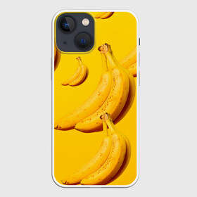 Чехол для iPhone 13 mini с принтом Банановый рай в Кировске,  |  | банановый | бананы | желтый | кожура | фрукты