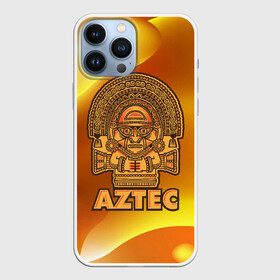 Чехол для iPhone 13 Pro Max с принтом Aztec Ацтеки в Кировске,  |  | ацтеки | ацтекская империя | индеец | индейцы | символ | фигурка