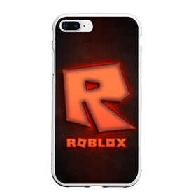 Чехол для iPhone 7Plus/8 Plus матовый с принтом ROBLOX NEON RED в Кировске, Силикон | Область печати: задняя сторона чехла, без боковых панелей | neon | roblox | игра | компьютерная игра | логотип | неон | онлайн | онлайн игра | роблакс | роблокс