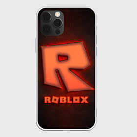 Чехол для iPhone 12 Pro с принтом ROBLOX NEON RED в Кировске, силикон | область печати: задняя сторона чехла, без боковых панелей | neon | roblox | игра | компьютерная игра | логотип | неон | онлайн | онлайн игра | роблакс | роблокс