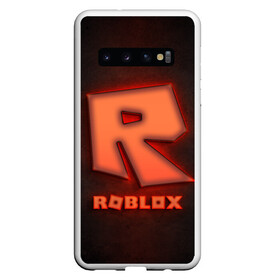 Чехол для Samsung Galaxy S10 с принтом ROBLOX NEON RED в Кировске, Силикон | Область печати: задняя сторона чехла, без боковых панелей | neon | roblox | игра | компьютерная игра | логотип | неон | онлайн | онлайн игра | роблакс | роблокс