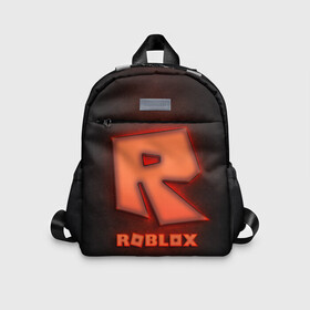 Детский рюкзак 3D с принтом ROBLOX NEON RED в Кировске, 100% полиэстер | лямки с регулируемой длиной, сверху петелька, чтобы рюкзак можно было повесить на вешалку. Основное отделение закрывается на молнию, как и внешний карман. Внутри дополнительный карман. По бокам два дополнительных кармашка | Тематика изображения на принте: neon | roblox | игра | компьютерная игра | логотип | неон | онлайн | онлайн игра | роблакс | роблокс
