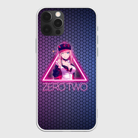 Чехол для iPhone 12 Pro Max с принтом Zero Two в треугольнике в Кировске, Силикон |  | darling | darling in the franxx | zero two | вайфу | зеро ту | код 002 | любимый во франксе | франкс