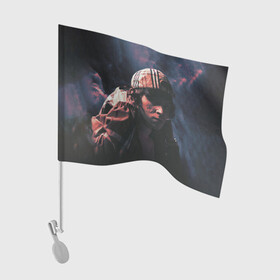 Флаг для автомобиля с принтом OG BUDA в Кировске, 100% полиэстер | Размер: 30*21 см | buda | og buda | ог буда | реп | репер