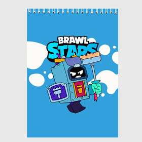 Скетчбук с принтом Ash Brawl Stars Эш  в Кировске, 100% бумага
 | 48 листов, плотность листов — 100 г/м2, плотность картонной обложки — 250 г/м2. Листы скреплены сверху удобной пружинной спиралью | Тематика изображения на принте: ash | brawl | brawl stars | brawlstars | brawl_stars | аш | бравл | бравлстарс | эш