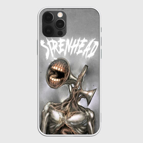 Чехол для iPhone 12 Pro Max с принтом White Siren Head в Кировске, Силикон |  | games | monster | siren head | игры | лес | монстр | сирена | сиреноголовый | страшилка | ужастик | хоррор