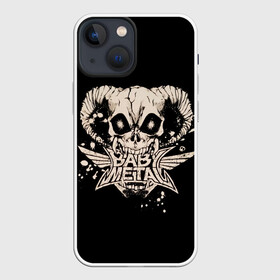Чехол для iPhone 13 mini с принтом BabyMetal в челюстях демона в Кировске,  |  | alternative | baby metal | babymetal | demon | metall | music | rock | альтернатива | демон | каваий метал | металл | музыка | рок | череп