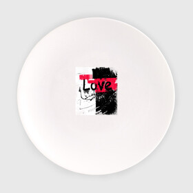Тарелка с принтом Черно-красная Любовь в Кировске, фарфор | диаметр - 210 мм
диаметр для нанесения принта - 120 мм | белый и черный | готический | иллюстрация | картина | красный и черный | мазня | набросок | современный