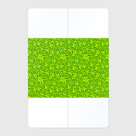 Магнитный плакат 2Х3 с принтом Неоновый цветочный узор  в Кировске, Полимерный материал с магнитным слоем | 6 деталей размером 9*9 см | детский | женский | зеленый | лето | неоновый узор | розы | современный | яркий зеленый