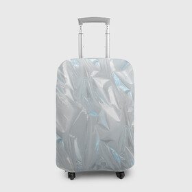 Чехол для чемодана 3D с принтом Голографическая текстура в Кировске, 86% полиэфир, 14% спандекс | двустороннее нанесение принта, прорези для ручек и колес | голографическая | голография | метал | паттерн | текстура | текстура метала | тренд | фольга