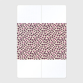 Магнитный плакат 2Х3 с принтом Леопардовый принт розовый в Кировске, Полимерный материал с магнитным слоем | 6 деталей размером 9*9 см | бежевый | леопард | леопардовый принт | молочный цвет | пятнистый | розовый