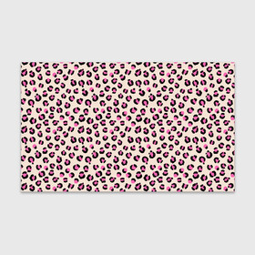 Бумага для упаковки 3D с принтом Леопардовый принт розовый в Кировске, пластик и полированная сталь | круглая форма, металлическое крепление в виде кольца | бежевый | леопард | леопардовый принт | молочный цвет | пятнистый | розовый
