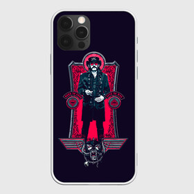 Чехол для iPhone 12 Pro с принтом King Lemmy в Кировске, силикон | область печати: задняя сторона чехла, без боковых панелей | alternative | metall | motorhead | music | rock | альтернатива | лемми | металл | моторхед | моторхэд | музыка | рок