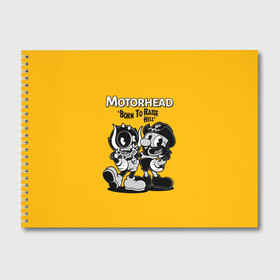 Альбом для рисования с принтом Motorhead x Cuphead в Кировске, 100% бумага
 | матовая бумага, плотность 200 мг. | alternative | cuphead | metall | motorhead | music | rock | альтернатива | капхэд | лемми | металл | моторхед | моторхэд | музыка | рок