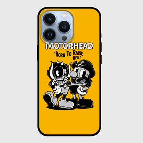 Чехол для iPhone 13 Pro с принтом Motorhead x Cuphead в Кировске,  |  | Тематика изображения на принте: alternative | cuphead | metall | motorhead | music | rock | альтернатива | капхэд | лемми | металл | моторхед | моторхэд | музыка | рок