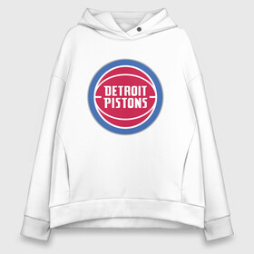 Женское худи Oversize хлопок с принтом Detroit pistons в Кировске, френч-терри — 70% хлопок, 30% полиэстер. Мягкий теплый начес внутри —100% хлопок | боковые карманы, эластичные манжеты и нижняя кромка, капюшон на магнитной кнопке | detroit pistons | баскетбол | баскетбольные команды | баскетбольные принты | спорт | спортивные принты