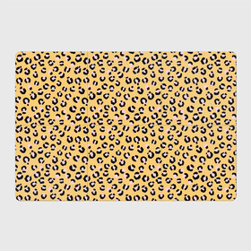 Магнитный плакат 3Х2 с принтом Желтый леопардовый принт в Кировске, Полимерный материал с магнитным слоем | 6 деталей размером 9*9 см | Тематика изображения на принте: желтый | леопардовый принт | паттерн | пятна | пятнистый | розовый | текстура