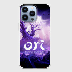 Чехол для iPhone 13 Pro с принтом Ori and the Will of the Wisps в Кировске,  |  | adventure | computer game | lightning | ori | ori and the will of the wisps | rain | spirit of the forest | tree | дерево | дождь | дух леса | компьютерная игра | молния | ори | ори и блуждающие огоньки | приключения