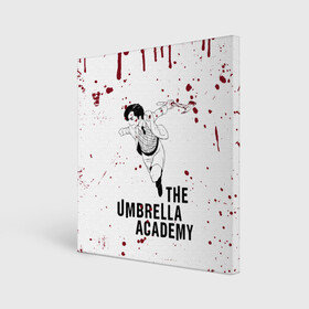 Холст квадратный с принтом Number 5 | The Umbrella Academy (Z) в Кировске, 100% ПВХ |  | 5 | dark horse comics | netflix | number 5 | the umbrella academy | umbrella | академия амбрелла | комикс | комильфо | номер 5 | реджинальд харгривз | харгривз | хэйзел