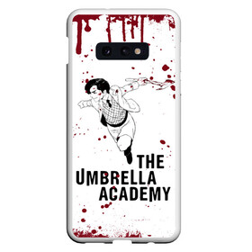 Чехол для Samsung S10E с принтом Number 5 | The Umbrella Academy (Z) в Кировске, Силикон | Область печати: задняя сторона чехла, без боковых панелей | 5 | dark horse comics | netflix | number 5 | the umbrella academy | umbrella | академия амбрелла | комикс | комильфо | номер 5 | реджинальд харгривз | харгривз | хэйзел