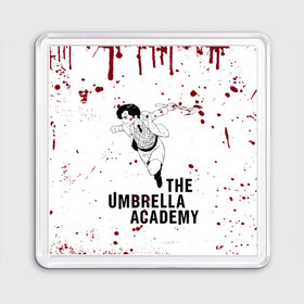 Магнит 55*55 с принтом Number 5 | The Umbrella Academy (Z) в Кировске, Пластик | Размер: 65*65 мм; Размер печати: 55*55 мм | Тематика изображения на принте: 5 | dark horse comics | netflix | number 5 | the umbrella academy | umbrella | академия амбрелла | комикс | комильфо | номер 5 | реджинальд харгривз | харгривз | хэйзел