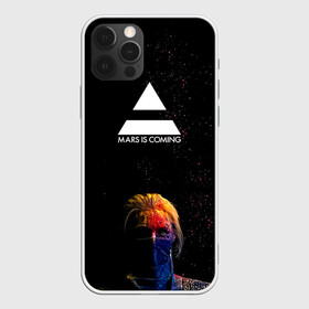 Чехол для iPhone 12 Pro Max с принтом MARS IS COMING 30StM в Кировске, Силикон |  | 30 seconds to mars | 30 секунд до марса | 30 фстм | 30stm | 30сдм | jared leto | rock band | thirty seconds to mars | альтернативный | гранж | джаред лето | нео | пост | прогрессивный | рок группа | фети секондс ту марс | хард | шеннон