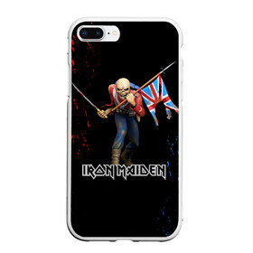 Чехол для iPhone 7Plus/8 Plus матовый с принтом IRON MAIDEN | АЙРОН МЕЙДЕН (Z) в Кировске, Силикон | Область печати: задняя сторона чехла, без боковых панелей | dave | iron maiden | murray | music | percy harris | rock | адриан смит | айрон мэйден | брюс дикинсон | дэйв мюррей | железная дева | музик | нико макбрэйн | рок | стив харрис | ужасы | хеви метал | яник герс