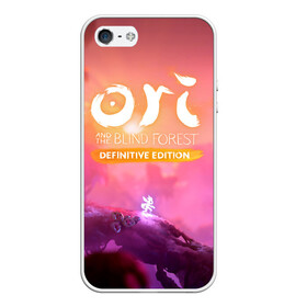 Чехол для iPhone 5/5S матовый с принтом Ori and the Will of the Wisps в Кировске, Силикон | Область печати: задняя сторона чехла, без боковых панелей | adventure | ori | ori and the will of the wisps | pc game | pink sky | spirit of the forest | дух леса | компьютерная игра | ори | ори и блуждающие огоньки | приключения | розовое небо