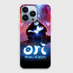 Чехол для iPhone 13 Pro с принтом Ori and the Will of the Wisps в Кировске,  |  | adventure | asleep | forest spirit | naru | night | ori and the will of the wisps | orient | pc game | volcanic eruption | дух леса | извержение вулкана | компьютерная игра | нару | ночь | ори | ори и блуждающие огоньки | приключения | спит