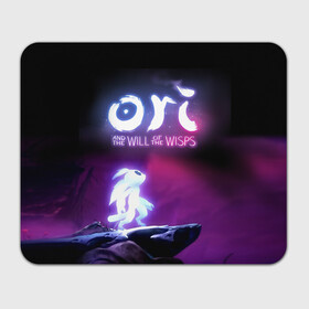 Коврик для мышки прямоугольный с принтом Ori and the Will of the Wisps в Кировске, натуральный каучук | размер 230 х 185 мм; запечатка лицевой стороны | adventure | computer game | looks to the sky | ori | ori and the will of the wisps | spirit of the forest | в небо | дух леса | компьютерная игра | ори | ори и блуждающие огоньки | приключения | смотрит