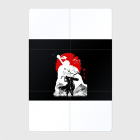 Магнитный плакат 2Х3 с принтом Берсерк силуэт Гатса в Кировске, Полимерный материал с магнитным слоем | 6 деталей размером 9*9 см | berserk | аниме | берсерк | бирсерк | гатс | гатц | клеймо