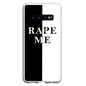 Чехол для Samsung Galaxy S10 с принтом Rape Me | Kurt Cobain (+спина) (Z) в Кировске, Силикон | Область печати: задняя сторона чехла, без боковых панелей | cobain | kurt | kurt donald cobain | nirvana | rape me | rock | smile | альтернативный рок | гранж | дэйв грол | крист новоселич | курт кобейн | нирвана | рок | смайл