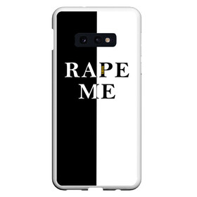 Чехол для Samsung S10E с принтом Rape Me | Kurt Cobain (+спина) (Z) в Кировске, Силикон | Область печати: задняя сторона чехла, без боковых панелей | cobain | kurt | kurt donald cobain | nirvana | rape me | rock | smile | альтернативный рок | гранж | дэйв грол | крист новоселич | курт кобейн | нирвана | рок | смайл