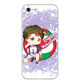 Чехол для iPhone 5/5S матовый с принтом Ushijima Wakatoshi | Haikyu | Волейбол (Z) в Кировске, Силикон | Область печати: задняя сторона чехла, без боковых панелей | haikuu | haikyu | haikyuu | ushijima wakatoshi | волейбол | маленький гигант | сёё | сёё хината | спортивная манга | хайку | хайкю | хината