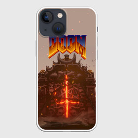 Чехол для iPhone 13 mini с принтом DOOM | ДУМ (Z) в Кировске,  |  | demons | devil | doom | doom eternal | doom slayer | doomguy | hell | slayer | ад | вега | демоны | дум | икона греха | какодемон | манкубус | солдат рока | элементаль боли