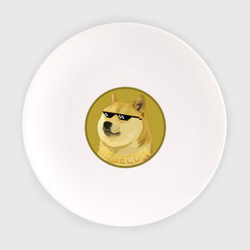Тарелка с принтом Dogecoin в Кировске, фарфор | диаметр - 210 мм
диаметр для нанесения принта - 120 мм | crypto | cryptocurrency | dogecoin | криптовалюта | мемы | собакомонета | экономика